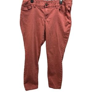 Vanity Women’s Premium Denim Raspberry Red Jeans